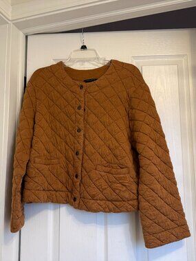 Banana Republic Cotton Quilted Jacket Size XL